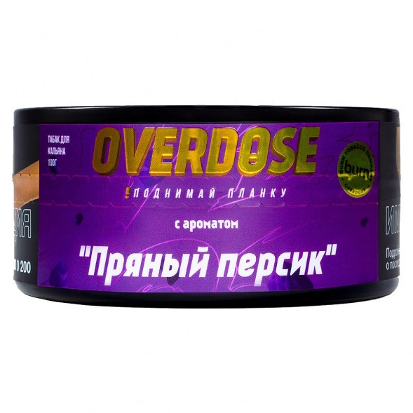 Табак Overdose - Kashmir Peach (Пряный Персик, 100 грамм) купить в Екатеринбурге