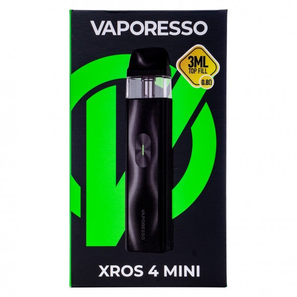Электронная сигарета Vaporesso XROS 4 Mini - Black (Чёрная) купить в Екатеринбурге