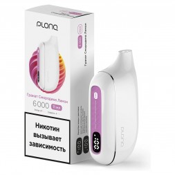 PLONQ MAX - Гранат Смородина Лимон (6000 затяжек)