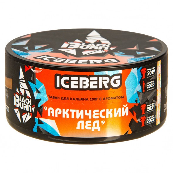 Табак BlackBurn - Iceberg (Арктический Лёд, 100 грамм) купить в Екатеринбурге