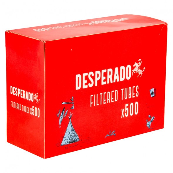 Гильзы сигаретные Desperado - 84x15 мм (500 штук) купить в Екатеринбурге