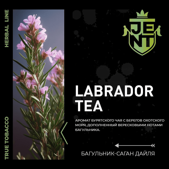 Табак Jent - Labrador Tea (Багульник и Саган Дайля, 200 грамм) купить в Екатеринбурге