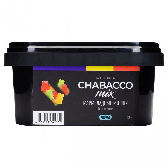 Смесь Chabacco MIX MEDIUM - Gummy Bears (Мармеладные Мишки, 200 грамм) купить в Екатеринбурге