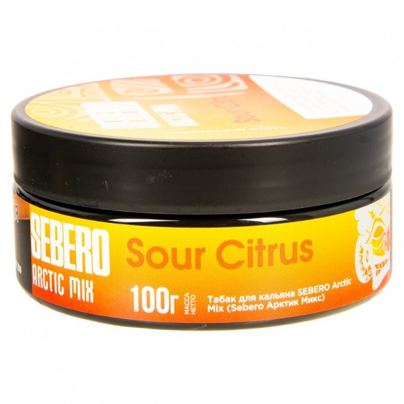Табак Sebero Arctic Mix - Sour Citrus (Кислые Цитрусы, 100 грамм) купить в Екатеринбурге