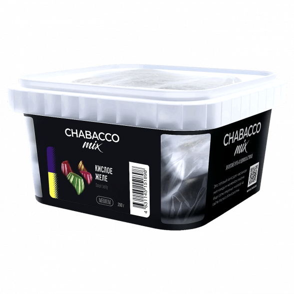 Смесь Chabacco MIX MEDIUM - Sour Jelly (Кислое Желе, 200 грамм) купить в Екатеринбурге