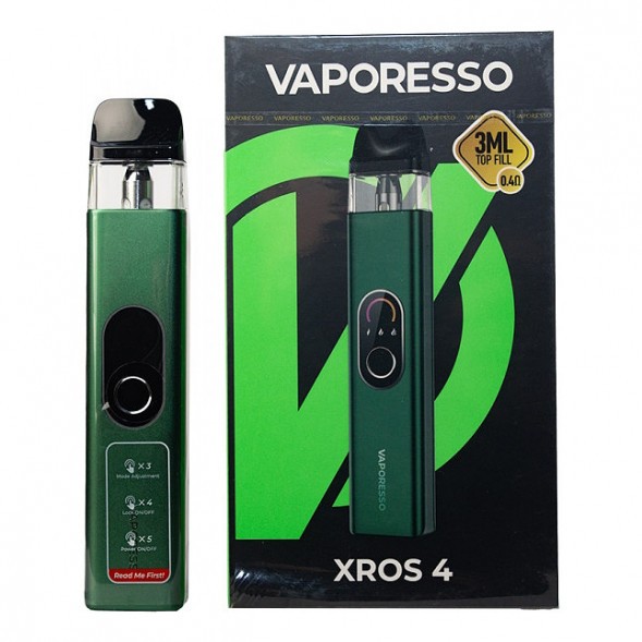 Электронная сигарета Vaporesso XROS 4 - Green (Зелёная) купить в Екатеринбурге
