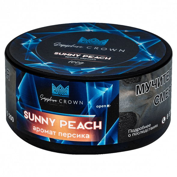 Табак Sapphire Crown - Sunny Peach (Персик, 100 грамм) купить в Екатеринбурге