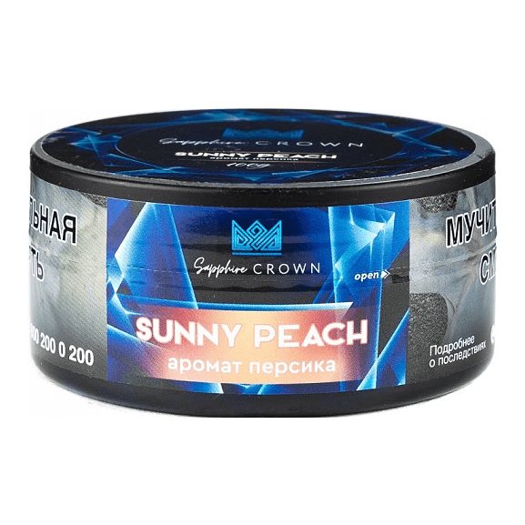 Табак Sapphire Crown - Sunny Peach (Персик, 100 грамм) купить в Екатеринбурге