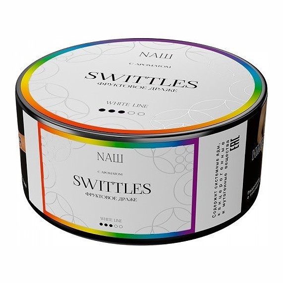 Табак NАШ WHITE - Swittles (100 грамм) купить в Екатеринбурге