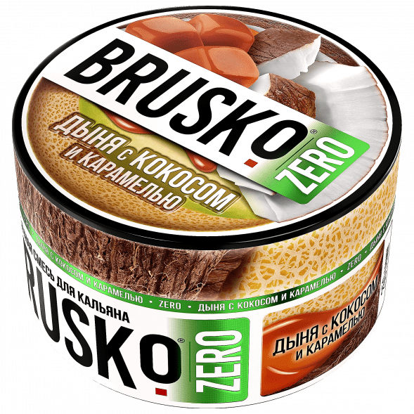 Смесь Brusko Zero - Дыня с Кокосом и Карамелью (250 грамм) купить в Екатеринбурге