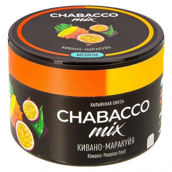 Смесь Chabacco MIX MEDIUM - Kiwano Passion Fruit (Кивано-Маракуйя, 40 грамм) купить в Екатеринбурге