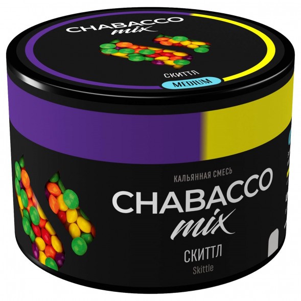 Смесь Chabacco MIX MEDIUM - Skittle (Скиттл, 40 грамм) купить в Екатеринбурге