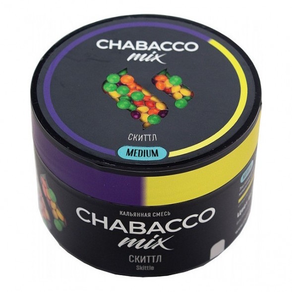 Смесь Chabacco MIX MEDIUM - Skittle (Скиттл, 40 грамм) купить в Екатеринбурге