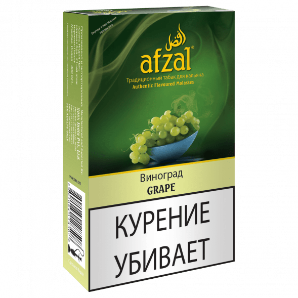 Табак Afzal - Grape (Зеленый Виноград, 40 грамм) купить в Екатеринбурге
