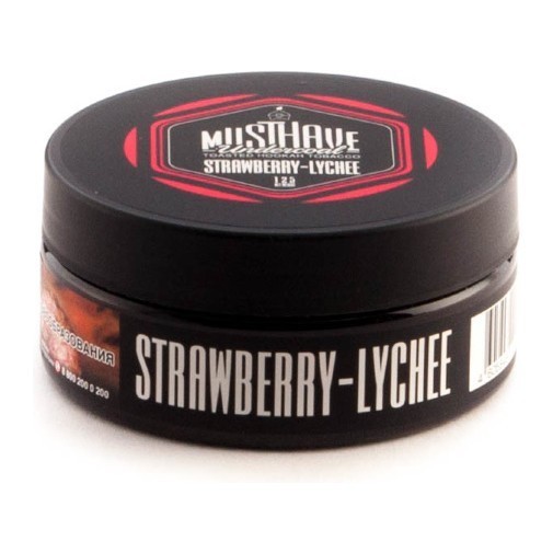 Табак Must Have - Strawberry-Lychee (Клубника и Личи, 125 грамм) купить в Екатеринбурге
