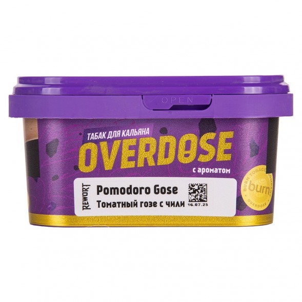 Табак Overdose - Pomodoro Gose (Томатный Гозе с Чили, 200 грамм) купить в Екатеринбурге