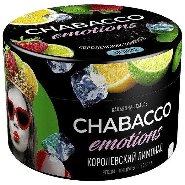 Смесь Chabacco MIX MEDIUM - Royal Lemonade (Королевский Лимонад, 40 грамм) купить в Екатеринбурге
