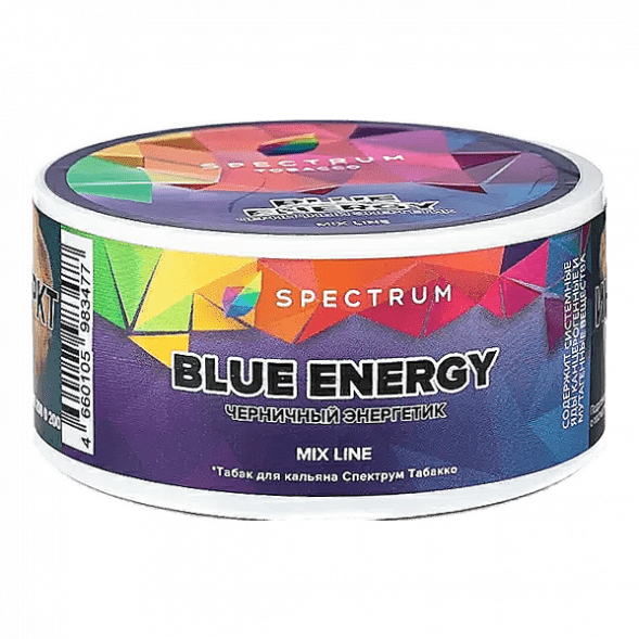 Табак Spectrum Mix Line - Blue Energy (Черничный Энергетик, 25 грамм) купить в Екатеринбурге