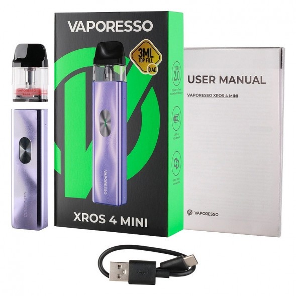 Электронная сигарета Vaporesso XROS 4 Mini - Ice Purple (Фиолетовый Лёд) купить в Екатеринбурге