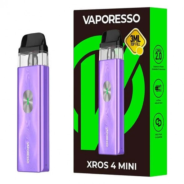 Электронная сигарета Vaporesso XROS 4 Mini - Ice Purple (Фиолетовый Лёд) купить в Екатеринбурге