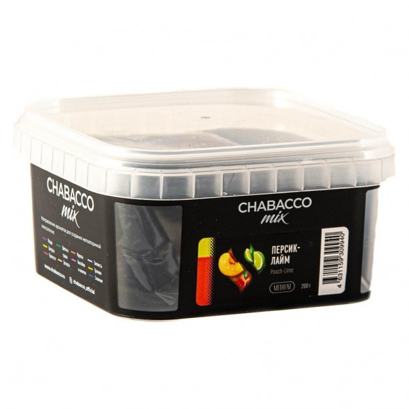 Смесь Chabacco MIX MEDIUM - Peach Lime (Персик - Лайм, 200 грамм) купить в Екатеринбурге
