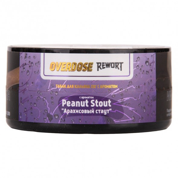 Табак Overdose - Peanut Stout (Арахисовый Стаут, 25 грамм) купить в Екатеринбурге