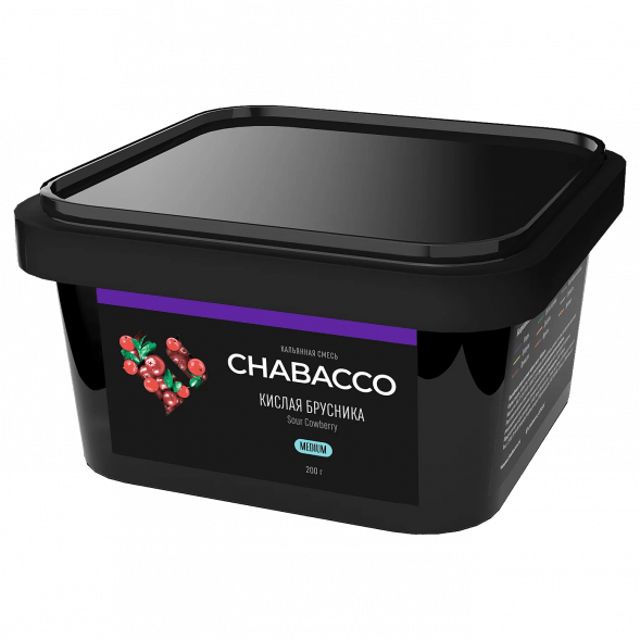 Смесь Chabacco MEDIUM - Sour Cowberry (Кислая Брусника, 200 грамм) купить в Екатеринбурге
