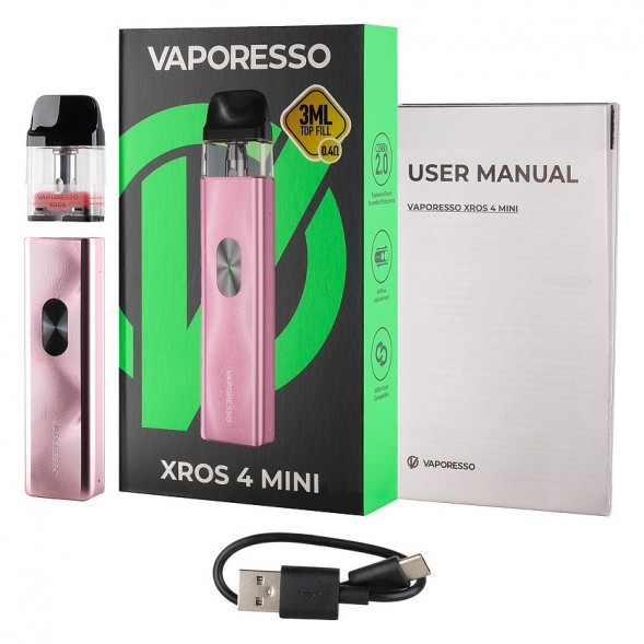 Электронная сигарета Vaporesso XROS 4 Mini - Ice Pink (Розовый Лёд) купить в Екатеринбурге