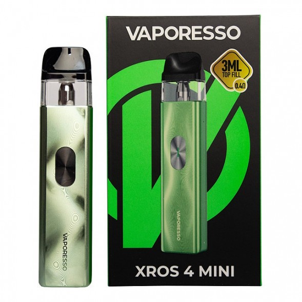 Электронная сигарета Vaporesso XROS 4 Mini - Ice Green (Зелёный Лёд) купить в Екатеринбурге