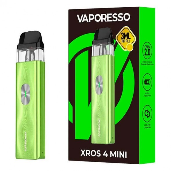 Электронная сигарета Vaporesso XROS 4 Mini - Ice Green (Зелёный Лёд) купить в Екатеринбурге