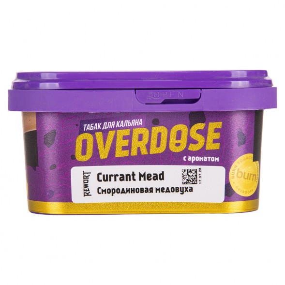 Табак Overdose - Currant Mead (Смородиновая Медовуха, 200 грамм) купить в Екатеринбурге