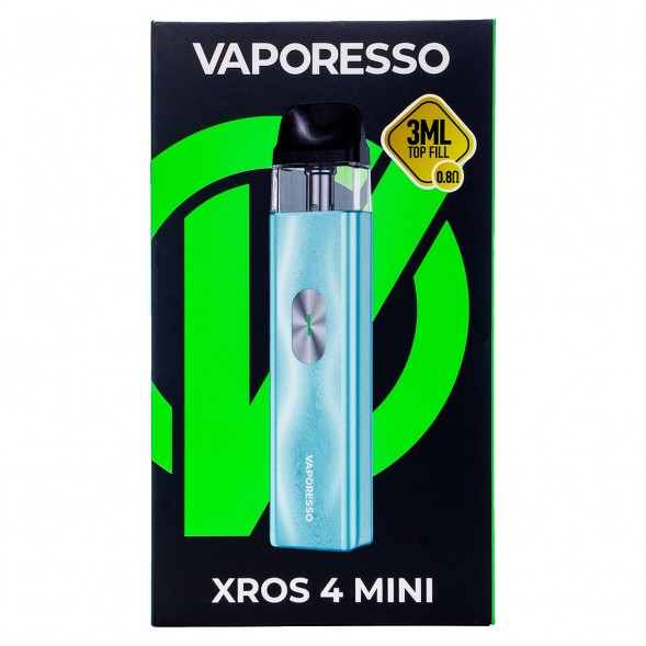 Электронная сигарета Vaporesso XROS 4 Mini - Ice Blue (Синий Лёд) купить в Екатеринбурге