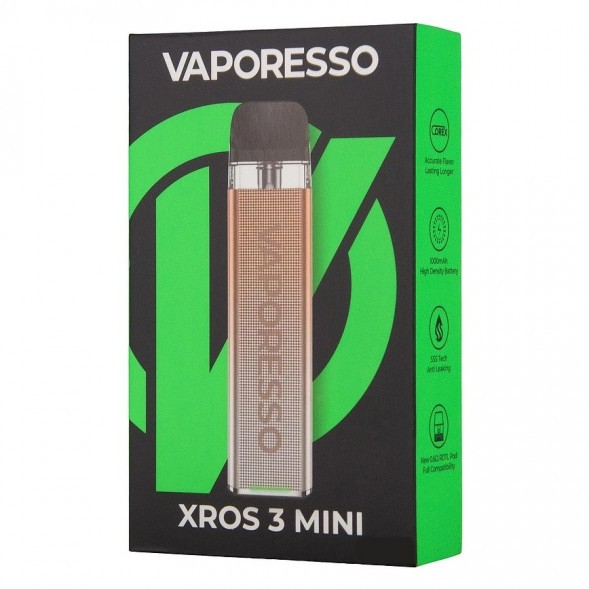 Электронная сигарета Vaporesso XROS 3 Mini - Phantom Gold купить в Екатеринбурге
