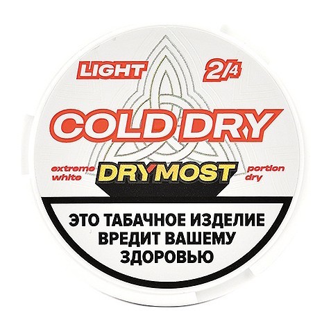 Табак жевательный DryMost - Cold Dry Light (12 грамм) купить в Екатеринбурге