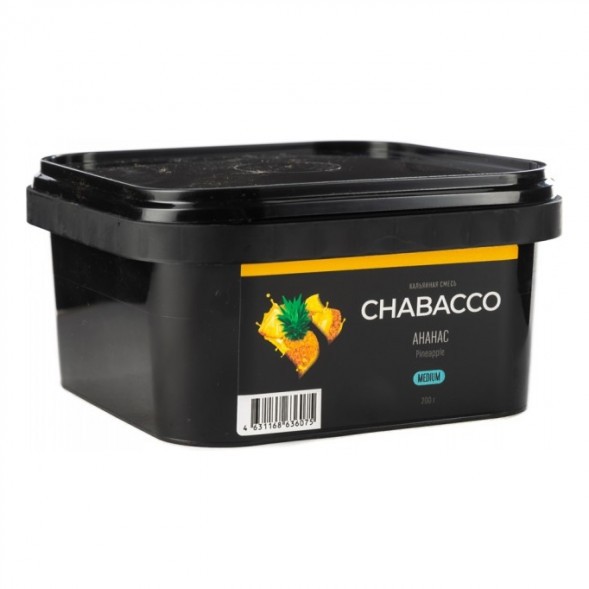 Смесь Chabacco MEDIUM - Pineapple (Ананас, 200 грамм) купить в Екатеринбурге
