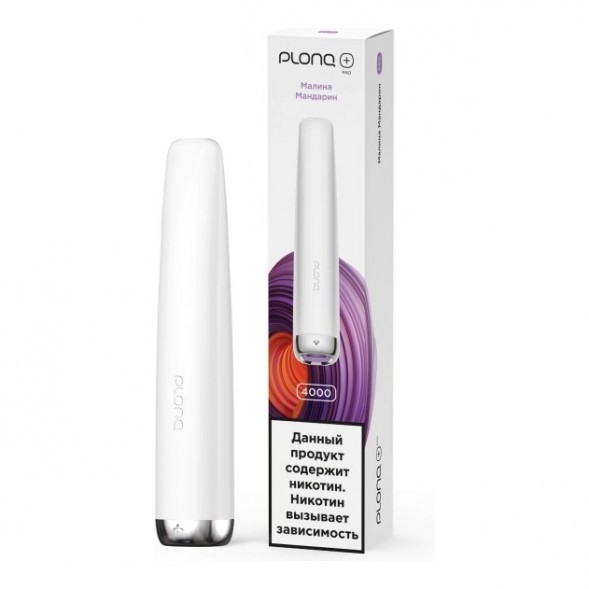 PLONQ PLUS PRO - Малина Мандарин (Raspberry Tangerine, 4000 затяжек) купить в Екатеринбурге