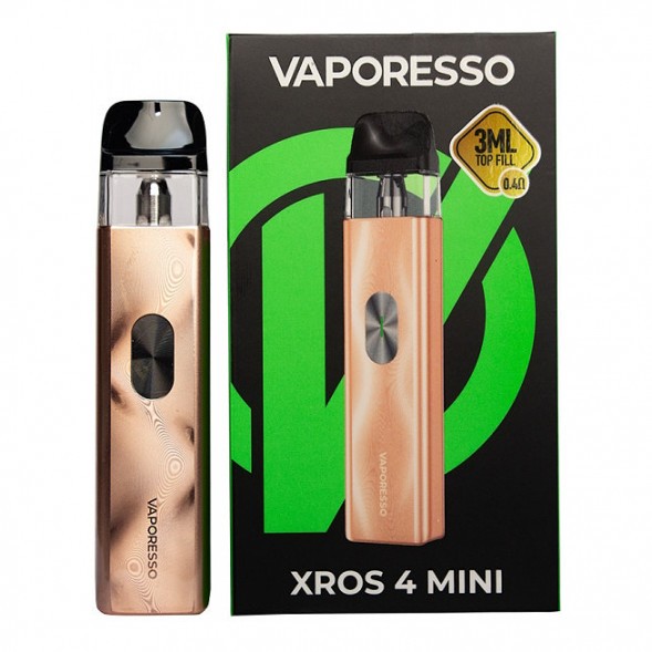 Электронная сигарета Vaporesso XROS 4 Mini - Champagne Gold (Золотое Шампанское) купить в Екатеринбурге