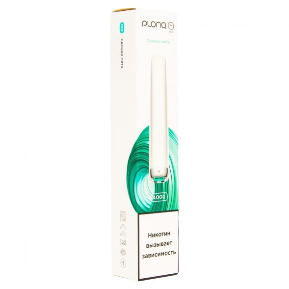 PLONQ PLUS PRO - Свежая Мята (Fresh Mint, 4000 затяжек) купить в Екатеринбурге