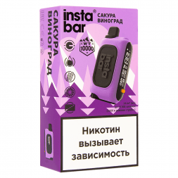 PLONQ INSTABAR WT - Сакура Виноград (Sakura Grape, 10000 затяжек)
