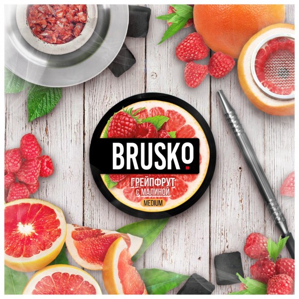 Смесь Brusko Medium - Грейпфрут с Малиной (50 грамм) купить в Екатеринбурге