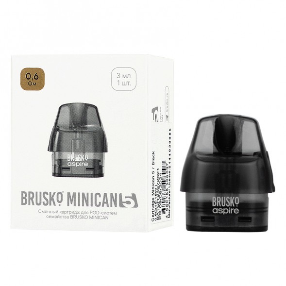 Сменный картридж Brusko - Minican 5 (0.8 Ом) купить в Екатеринбурге