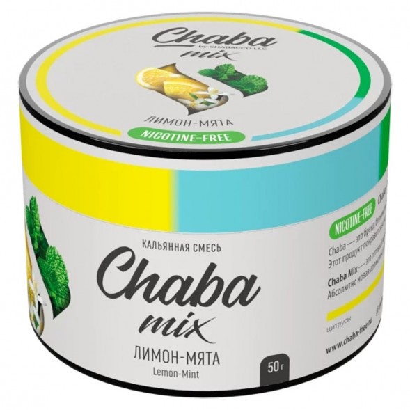 Смесь Chaba Mix - Lemon-Mint (Лимон и Мята, 50 грамм) купить в Екатеринбурге