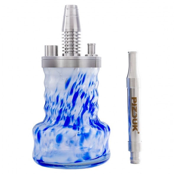 Кальян Pizduk PRO - Black-Bag (Бело-Синяя Колба) купить в Екатеринбурге