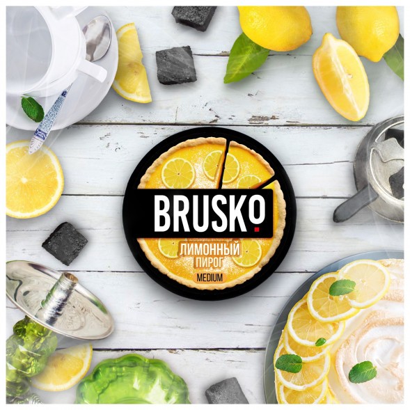 Смесь Brusko Medium - Лимонный Пирог (50 грамм) купить в Екатеринбурге