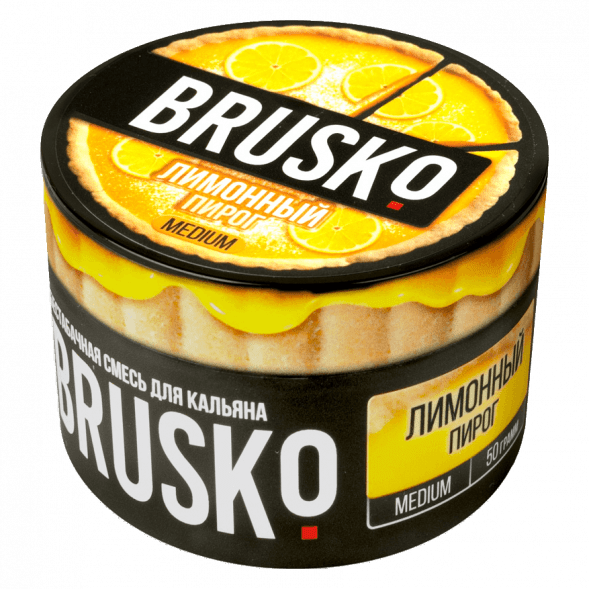 Смесь Brusko Medium - Лимонный Пирог (50 грамм) купить в Екатеринбурге