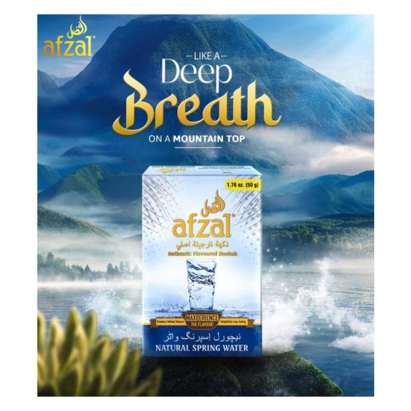 Табак Afzal - Natural Spring Water (Родниковая Вода, 40 грамм) купить в Екатеринбурге