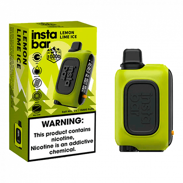 PLONQ INSTABAR WT - Лимон Лайм (Lemon Lime Ice, 10000 затяжек) купить в Екатеринбурге