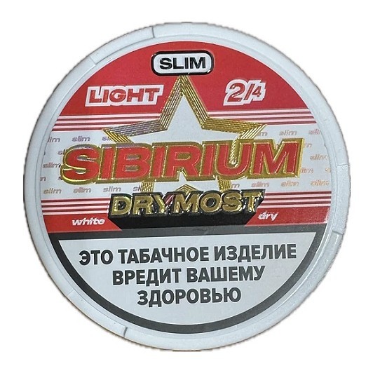 Табак жевательный DryMost - Sibirium Light Slim (12 грамм) купить в Екатеринбурге