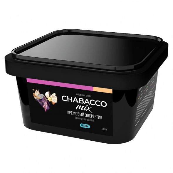 Смесь Chabacco MIX MEDIUM - Creamy Energy Drink (Кремовый Энергетик, 200 грамм) купить в Екатеринбурге