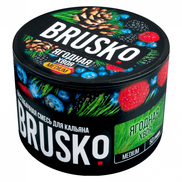 Смесь Brusko Medium - Ягодная Хвоя (50 грамм) купить в Екатеринбурге
